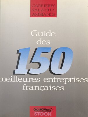 cover image of Guide des 150 meilleures entreprises françaises